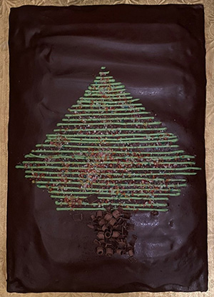 Christmas tree cake